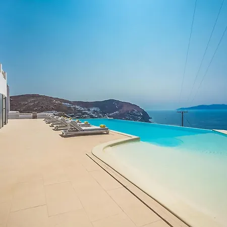 Villa Mediterranean With Splendid View Mikonos Klouvas