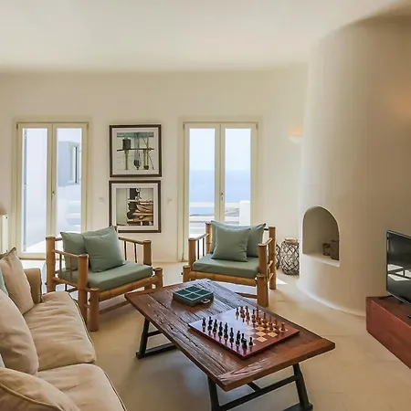 Villa Mediterranean With Splendid View Mikonos Klouvas